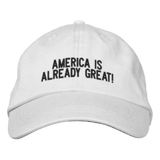 Amerika ist bereits ein großer Anti-Trump-Hut Bestickte Kappe