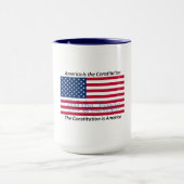 Amerika ist die Tasse der Konstitution 1 (Zentrum)