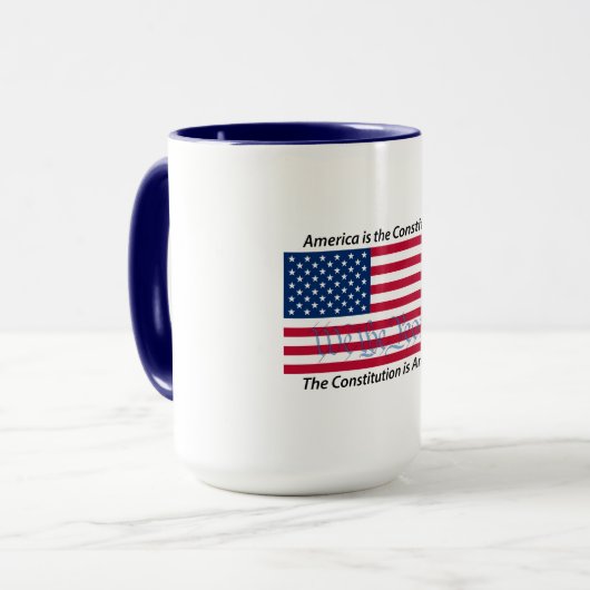 Amerika ist die Tasse der Konstitution 1 (Vorderseite Links)