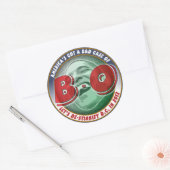 Amerika ist ein schlechter Fall von... Runder Aufkleber (Umschlag)