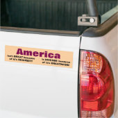 Amerika ist groß autoaufkleber (Auf Lkw)