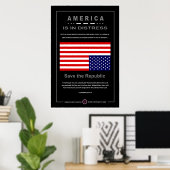Amerika ist in Not Poster (Heimbüro)