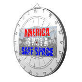 Amerika ist kein sicherer Ort Dartscheibe (Vorderseite rechts)