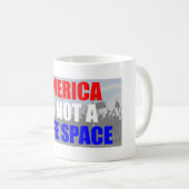 Amerika ist kein sicherer Ort Kaffeetasse (VorderseiteRechts)