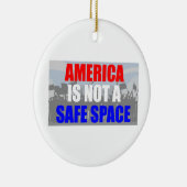 Amerika ist kein sicherer Ort Keramik Ornament (Rechts)