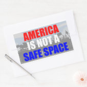 Amerika ist kein sicherer Ort Rechteckiger Aufkleber (Umschlag)