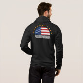 Amerika ist nicht Ihr Königreich — Rebellion Hoodie (Schwarz voll)