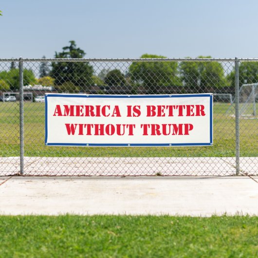 Amerika ist ohne Trumpf besser Banner (Insitu)