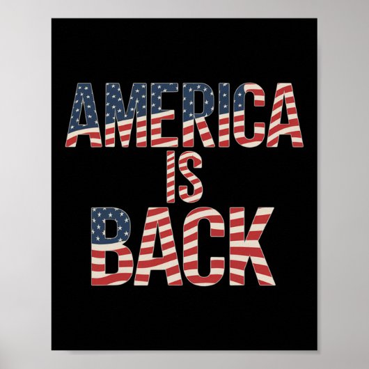 Amerika ist Scheiße Poster (Vorne)