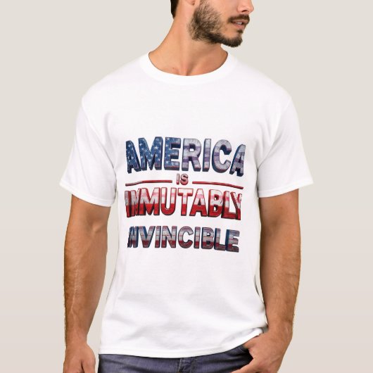 AMERIKA IST UNWIDERSTANDSLICH T-Shirt (Vorderseite)