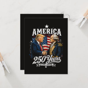Amerika-Jubiläum 250. Trump Washington Einladung