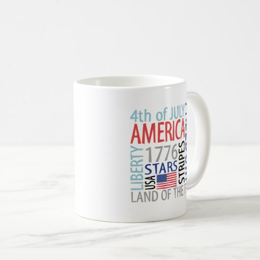Amerika Kaffeetasse (VorderseiteRechts)
