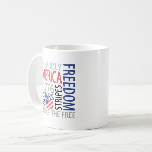Amerika Kaffeetasse (Vorderseite Links)