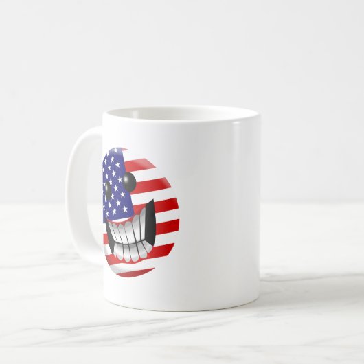 AMERIKA KAFFEETASSE (Vorderseite Links)