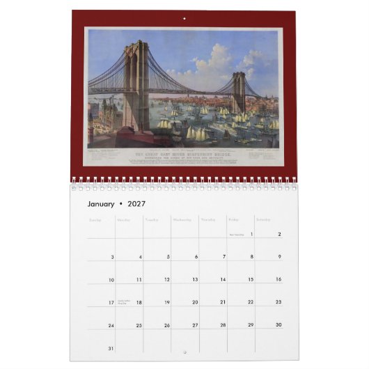 Amerika! Kalender (Jan 2027)