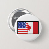 Amerika Kanada Button (Vorne & Hinten)