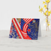 Amerika Karte (Gelbe Blume)