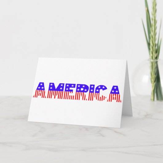 Amerika Karte (Vorderseite)
