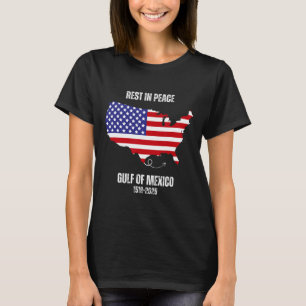 Amerika Karte Golf Von Mexiko Präsident Golf Von U T-Shirt