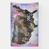 Amerika keine Könige Est 1776 Banner (Vertikal)