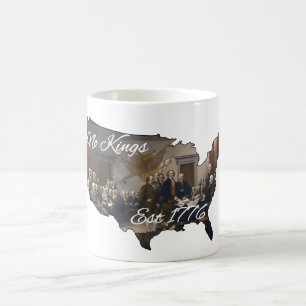 Amerika keine Könige Est 1776 Kaffeetasse