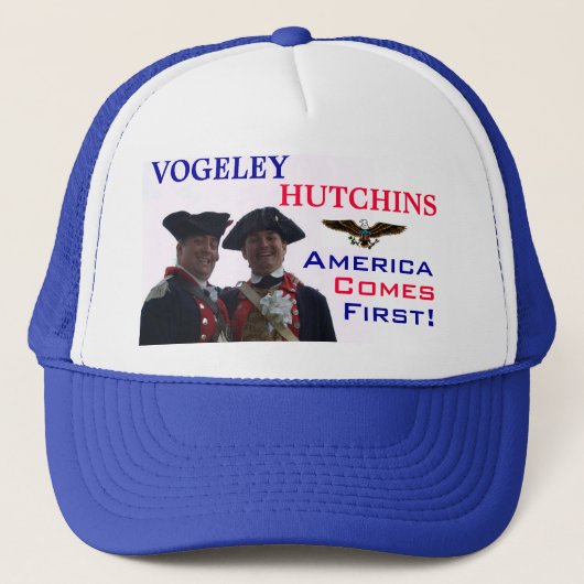 Amerika kommt zuerst truckerkappe (Vorderseite)