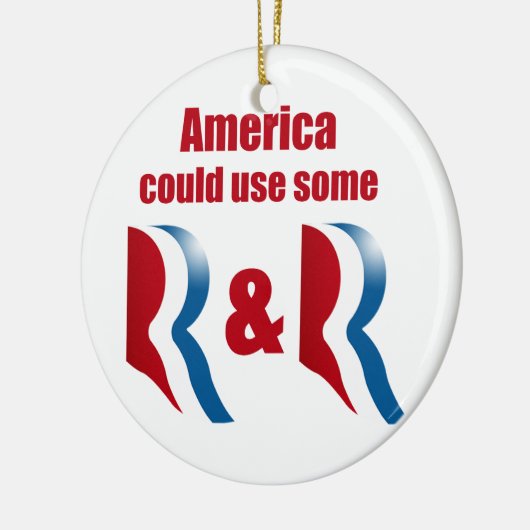 AMERIKA KONNTE IRGENDEIN R UND R BENUTZEN - .PNG KERAMIK ORNAMENT (Links)