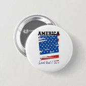 Amerika, Land, das ich Liebe habe Button (Vorne & Hinten)