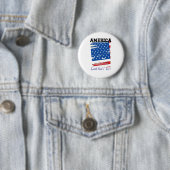 Amerika, Land, das ich Liebe habe Button (Beispiel)