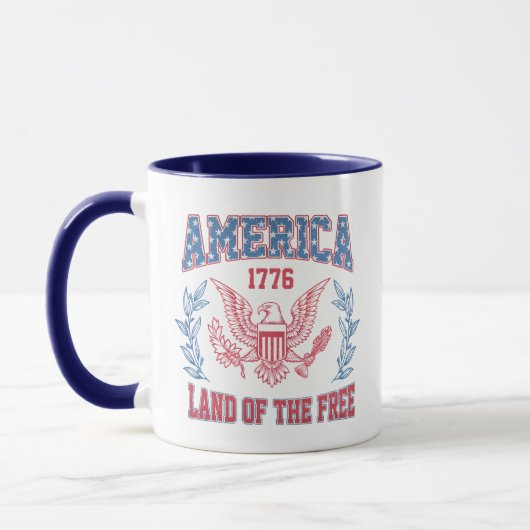 Amerika Land der Freien Tasse (Links)