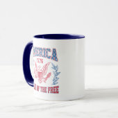 Amerika Land der Freien Tasse (Vorderseite Links)