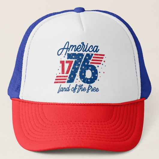Amerika Land der Freien Truckerkappe (Vorderseite)
