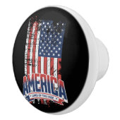 Amerika - Land der Freiheit Keramikknauf (Rechts)