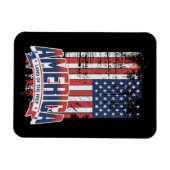 Amerika - Land der Freiheit Magnet (Horizontal)
