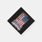 Amerika - Land der Freiheit Serviette (Ecke)