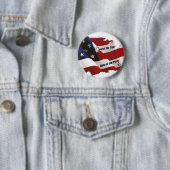 Amerika/Land des freien Zuhause vom tapferen/vom Button (Beispiel)