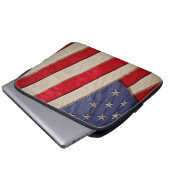 Amerika Laptopschutzhülle (Vorne Knopf)