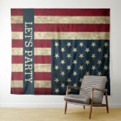 AMERIKA LASSE PARTY-BACKDROP WANDTEPPICH (Beispiel (Horizontal))