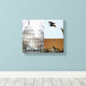 Amerika Leinwanddruck (Insitu (Holzboden))