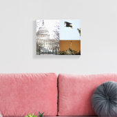 Amerika Leinwanddruck (Insitu (Wohnzimmer))