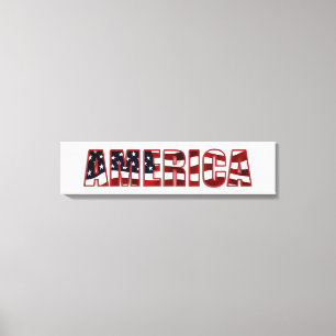 Amerika Leinwanddruck