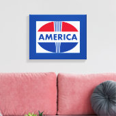 AMERIKA LEINWANDDRUCK (Insitu (Wohnzimmer))