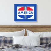 AMERIKA LEINWANDDRUCK (Insitu (Schlafzimmer))