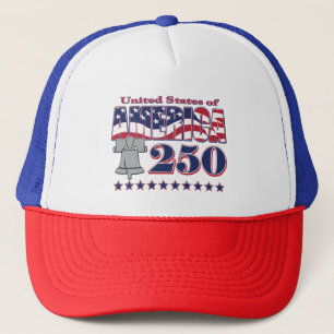 Amerika Liberty Bell 250 Truckerkappe