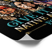 Amerika Liebe es oder gibt es zurück den amerikani Poster (Ecke)