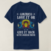 Amerika Liebe es oder gibt es zurück zu den amerik T-Shirt (Design vorne)