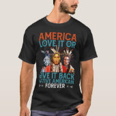 Amerika Liebe es oder gibt es zurück zu den amerik T-Shirt (Vorderseite)