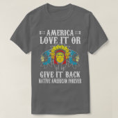 Amerika Liebe es oder gibt es zurück zu den amerik T-Shirt (Design vorne)