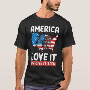 Amerika Liebe es oder gibt es zurück zu den amerik T-Shirt