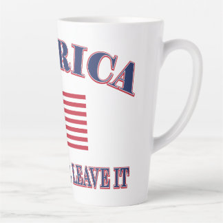 Amerika Liebe es oder verlasse es Milchtasse